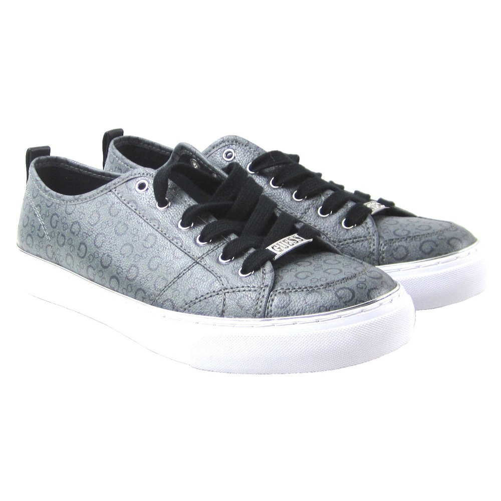 Guess Kirkwell Women's Gray Fashion Sneakers Metal logo Shoes Size 11‎ M New